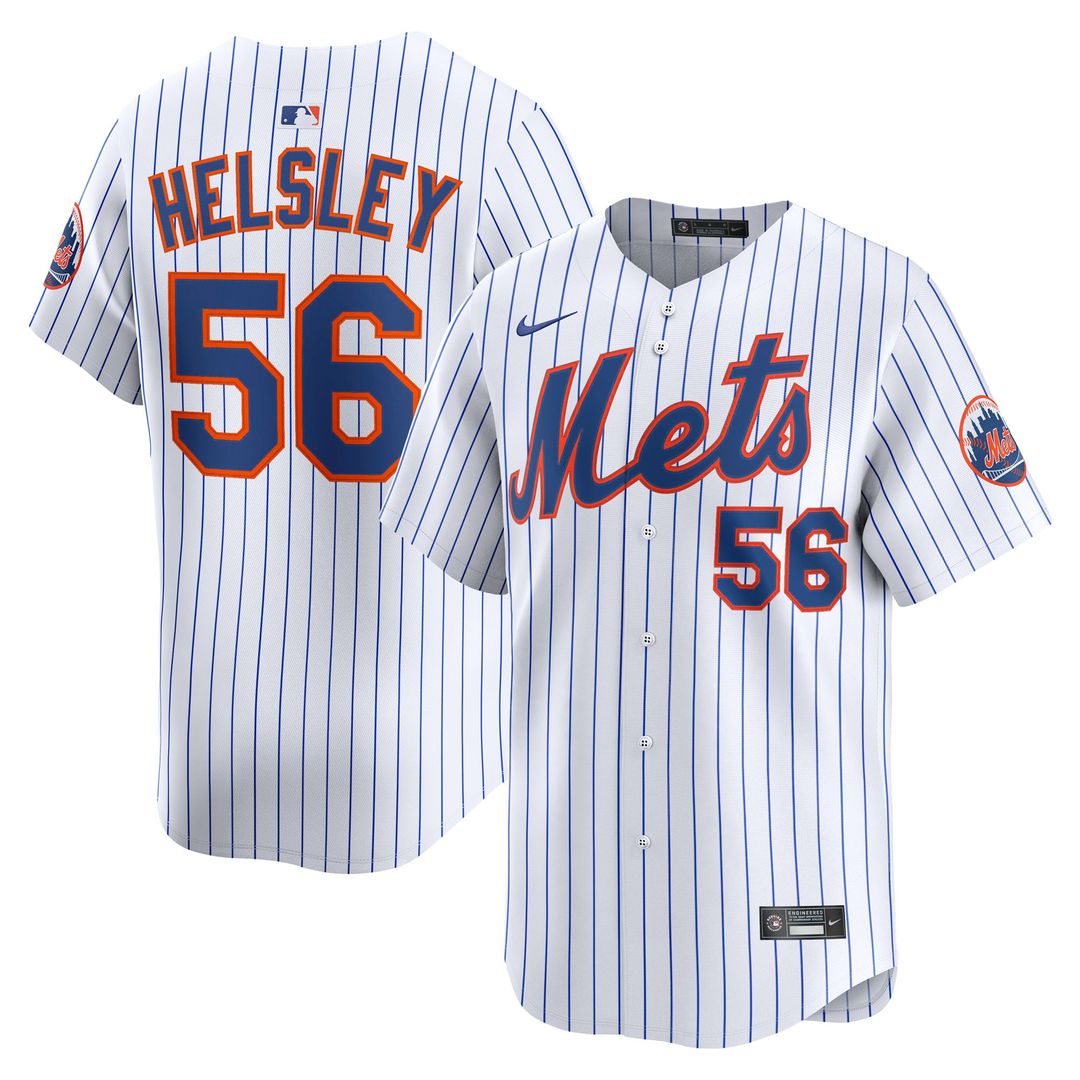 New York Mets Ryan Helsley Nike Home Limited Player Jersey - White