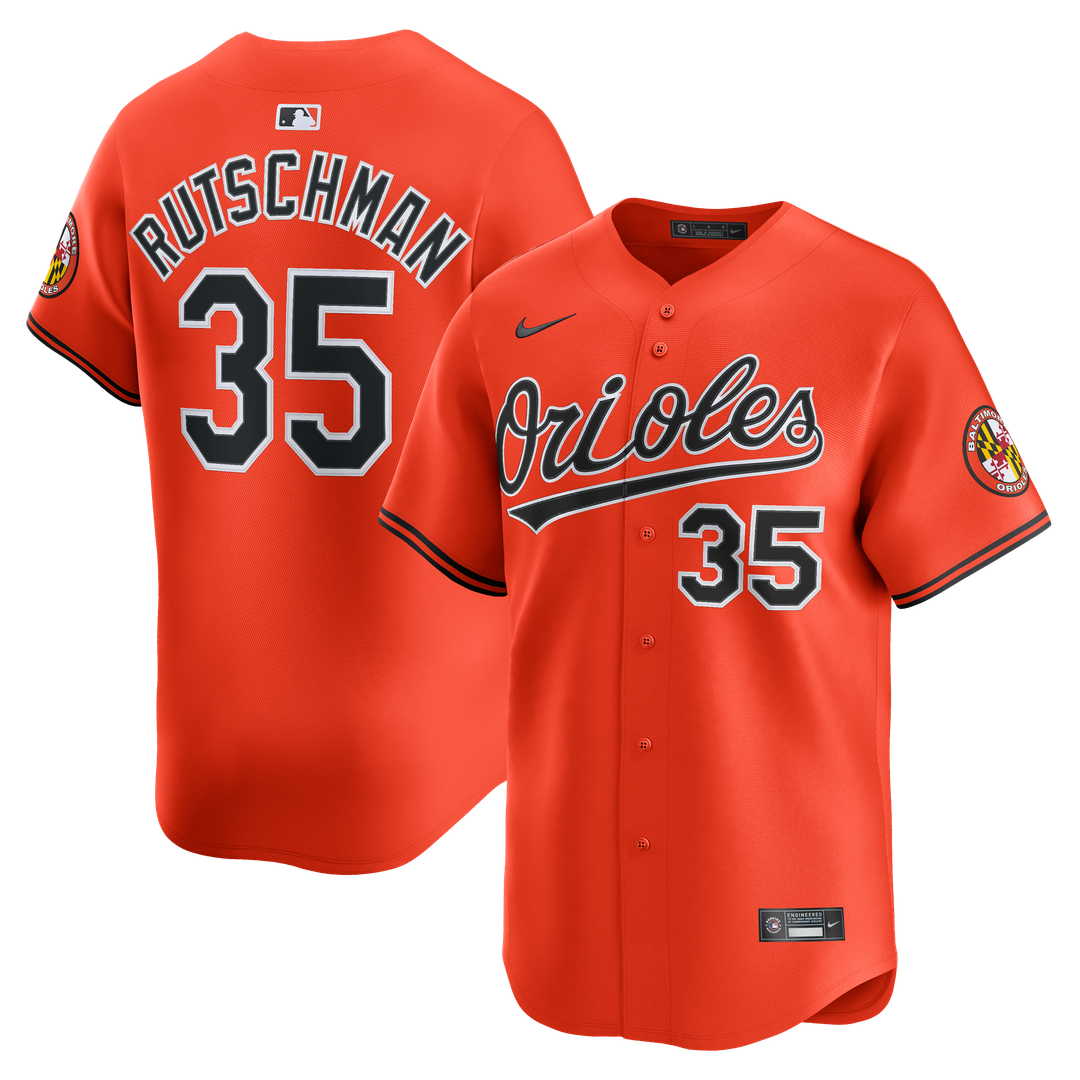 Baltimore Orioles Adley Rutschman Nike 2nd Alternate Limited Player Jersey - Orange