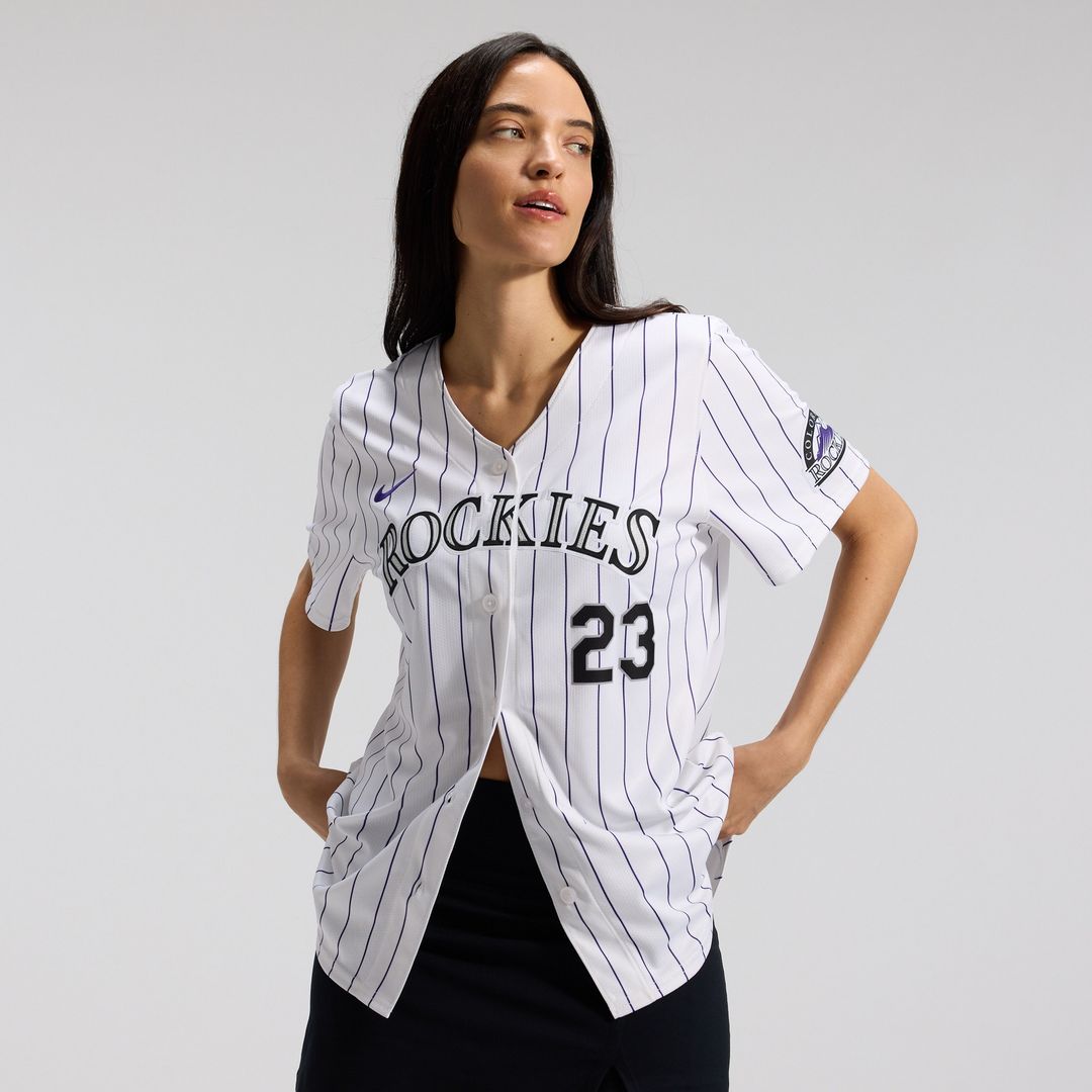Colorado Rockies Kris Bryant Nike Women's Home Limited Player Jersey - White