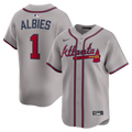 Atlanta Braves Ozzie Albies Nike Road Limited Player Jersey - Gray