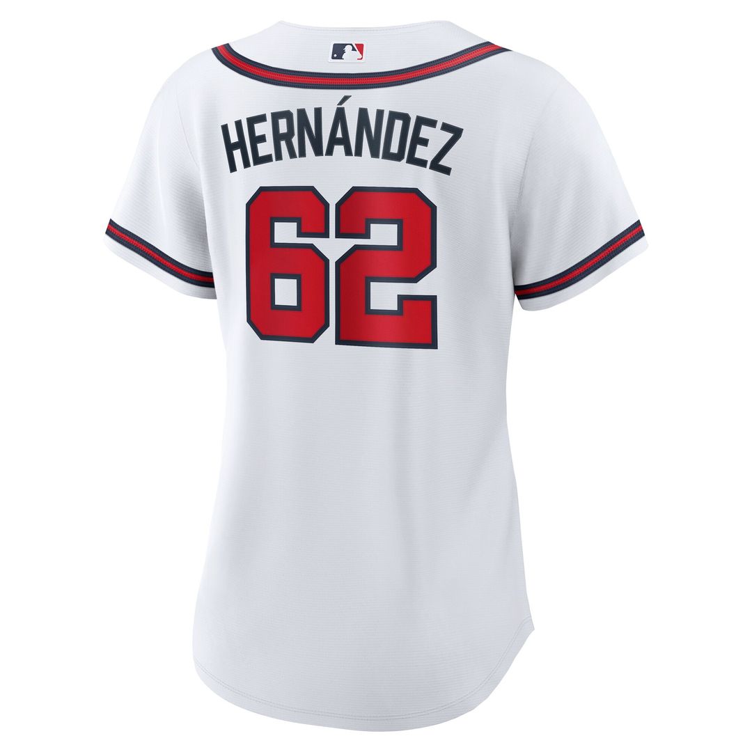 Atlanta Braves Daysbel Hernandez Nike Women's Home Replica Jersey - White