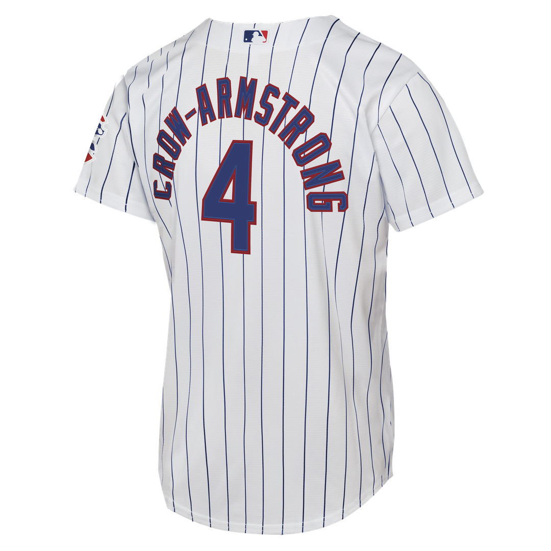 Chicago Cubs Pete Crow - Armstrong Nike Youth Home Stadium Jersey - White