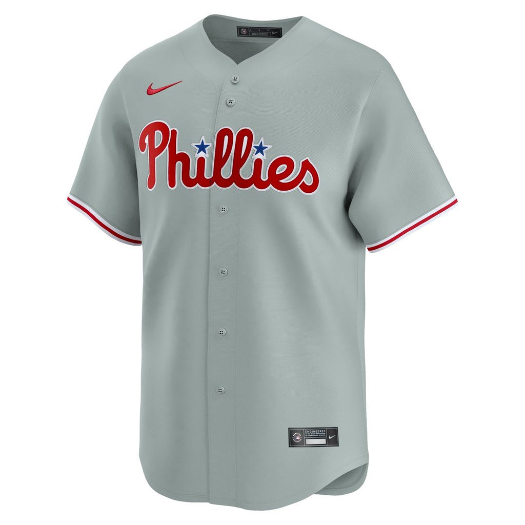 Philadelphia Phillies Bryce Harper Nike Road Limited Player Jersey - Gray