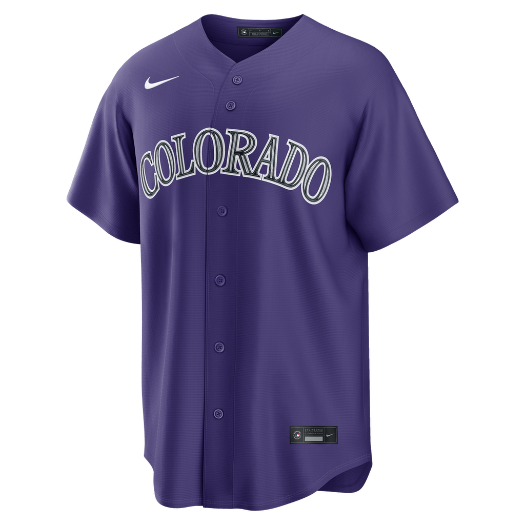 Colorado Rockies Nike Alternate Replica Jersey - Purple