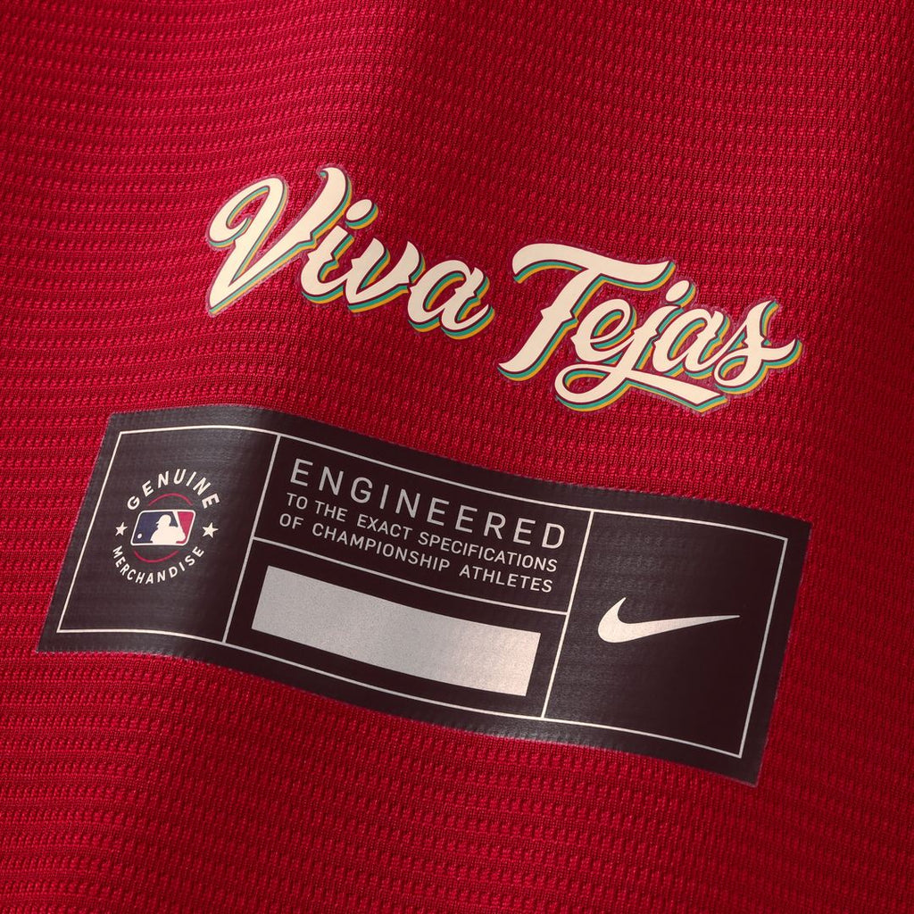Texas Rangers Joc Pederson Nike 2026 City Connect Stadium Jersey - Red