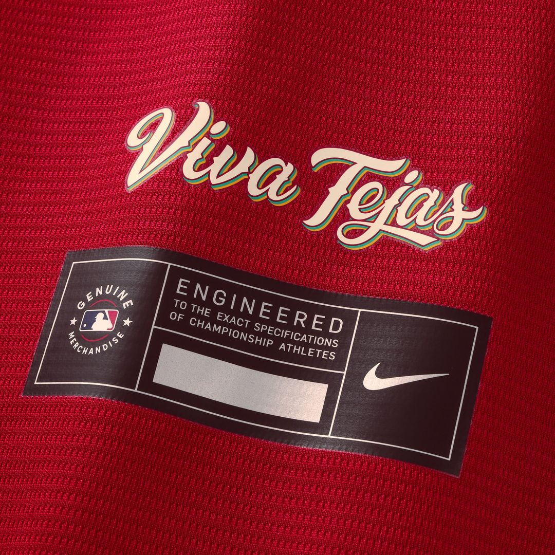 Texas Rangers Joc Pederson Nike 2026 City Connect Stadium Jersey - Red