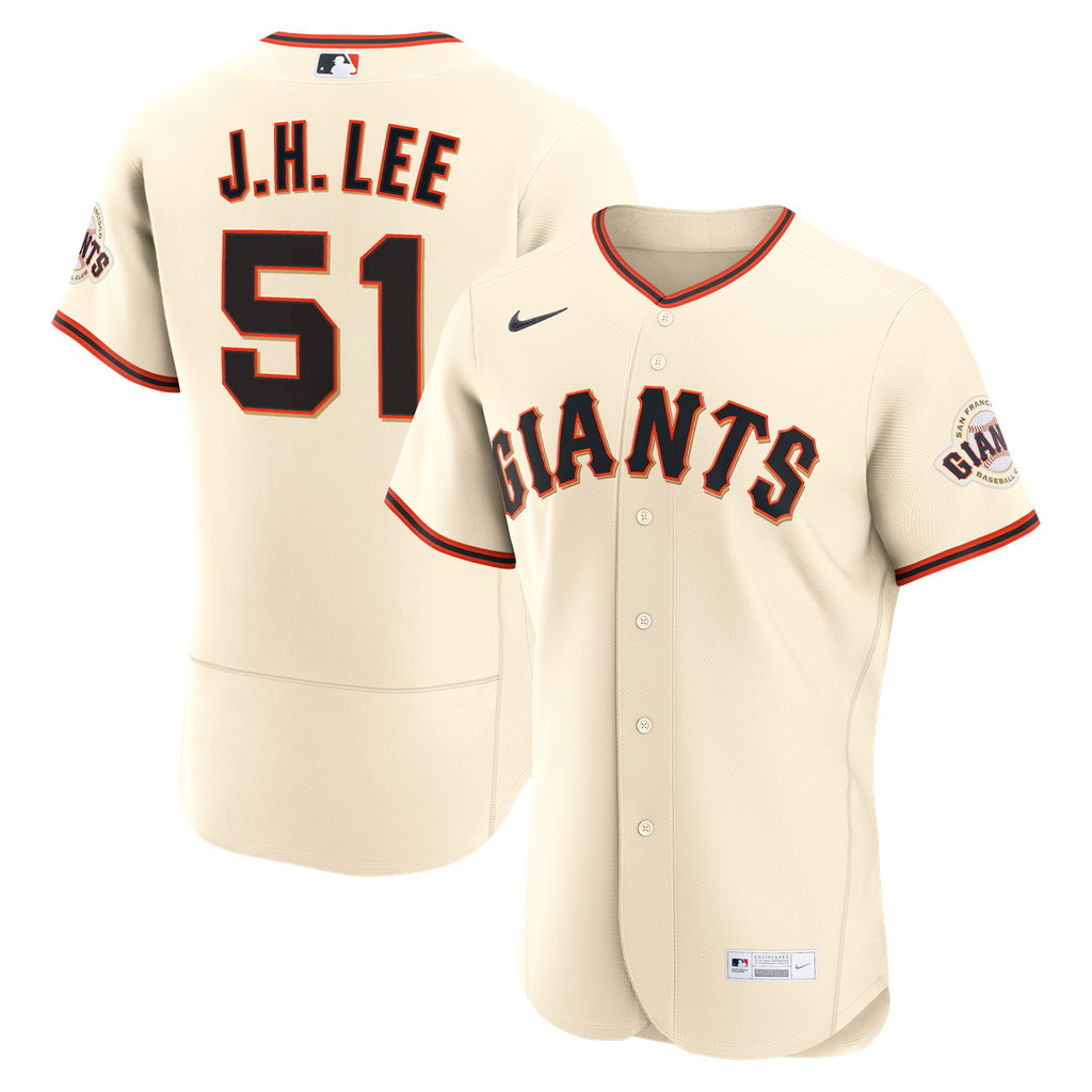 San Francisco Giants Jung Hoo Lee Nike Home Authentic Jersey - Cream