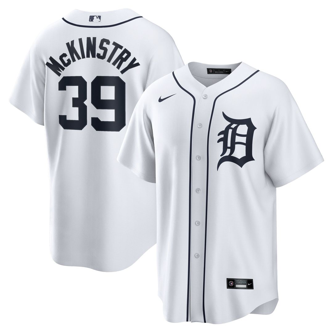 Detroit Tigers Zach McKinstry Nike Home Replica Jersey - White