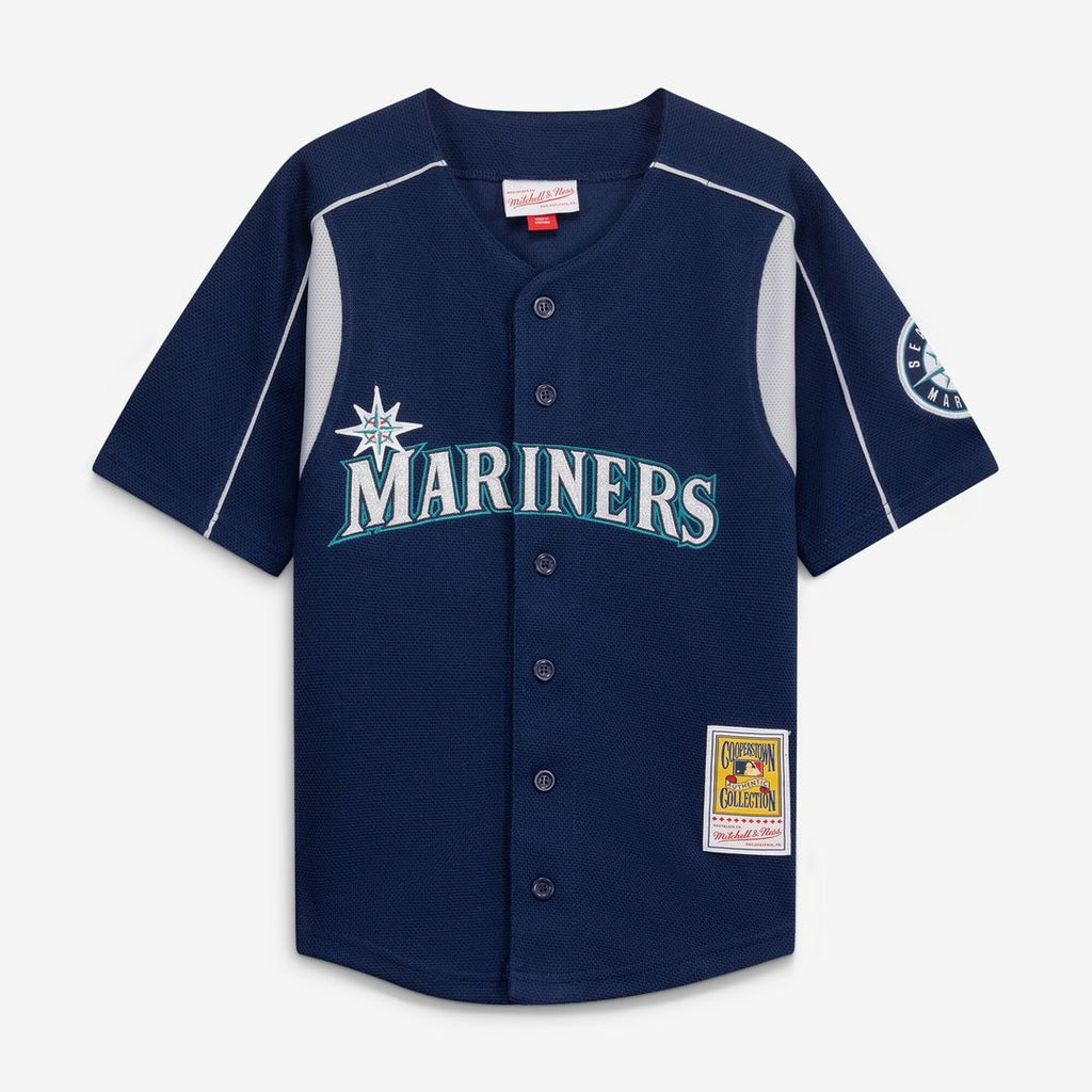 Seattle Mariners Felix Hernandez Mitchell & Ness Toddler Throwback Mesh Batting Practice Jersey - Navy