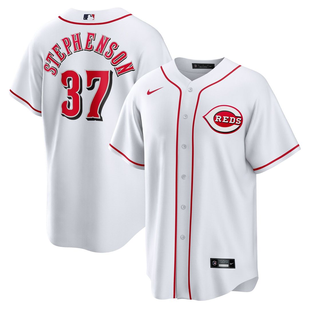 Cincinnati Reds Tyler Stephenson Nike Home Replica Jersey - White
