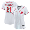 Cincinnati Reds Hunter Greene Nike Women's Home Replica Jersey - White