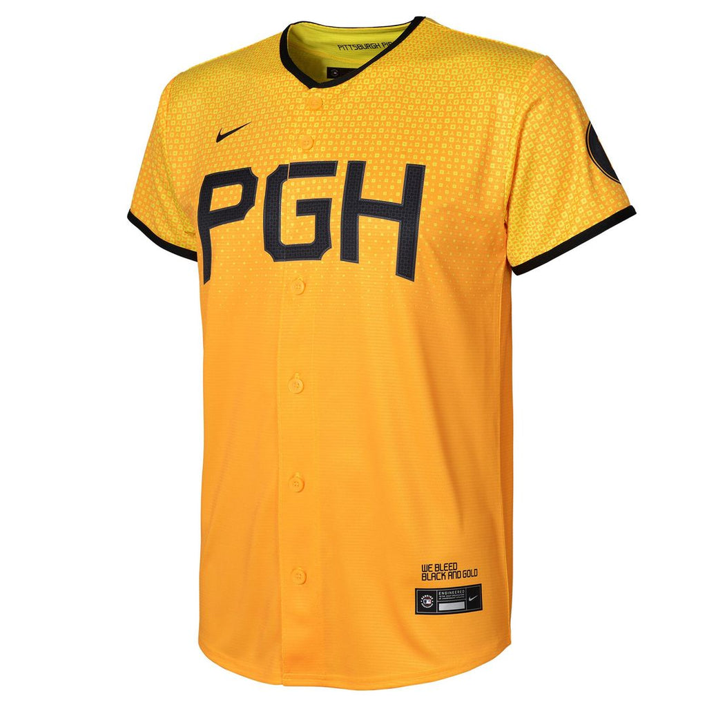 Pittsburgh Pirates Nike Toddler City Connect Replica Jersey - Gold