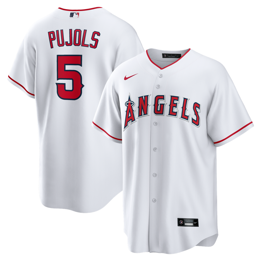 Los Angeles Angels Albert Pujols Nike Home Retired Player Replica Jersey - White