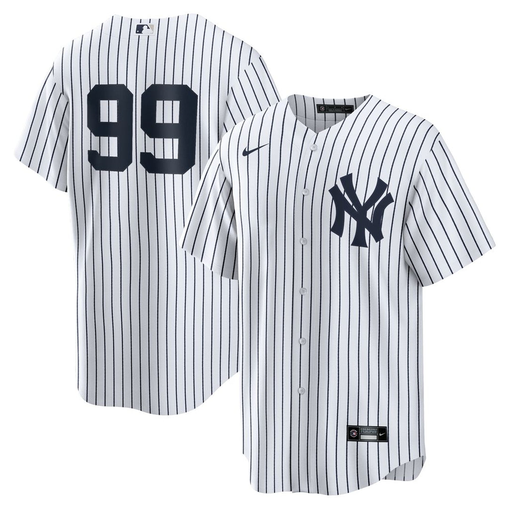New York Yankees Aaron Judge Nike Home Replica Player Name Jersey - White