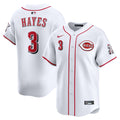 Cincinnati Reds Ke'Bryan Hayes Nike Home Limited Player Jersey - White
