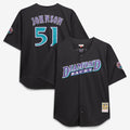 Arizona Diamondbacks Randy Johnson Mitchell & Ness Big & Tall Cooperstown Mesh Batting Practice Jersey - Black