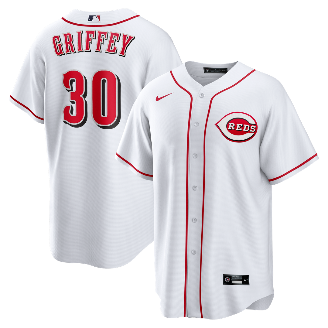 Cincinnati Reds Ken Griffey Jr. Nike Home Retired Player Replica Jersey - White