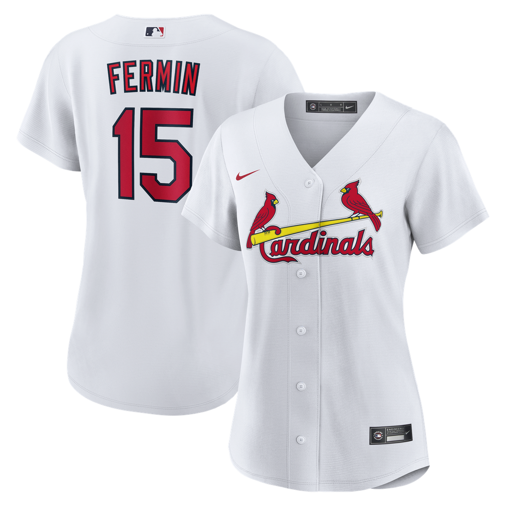 St. Louis Cardinals José Fermín Nike Women's Home Replica Jersey - White