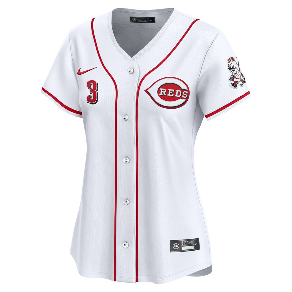 Cincinnati Reds Ke'Bryan Hayes Nike Women's Home Limited Player Jersey - White