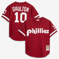Philadelphia Phillies Darren Daulton Mitchell & Ness Authentic Batting Practice Jersey - Scarlet