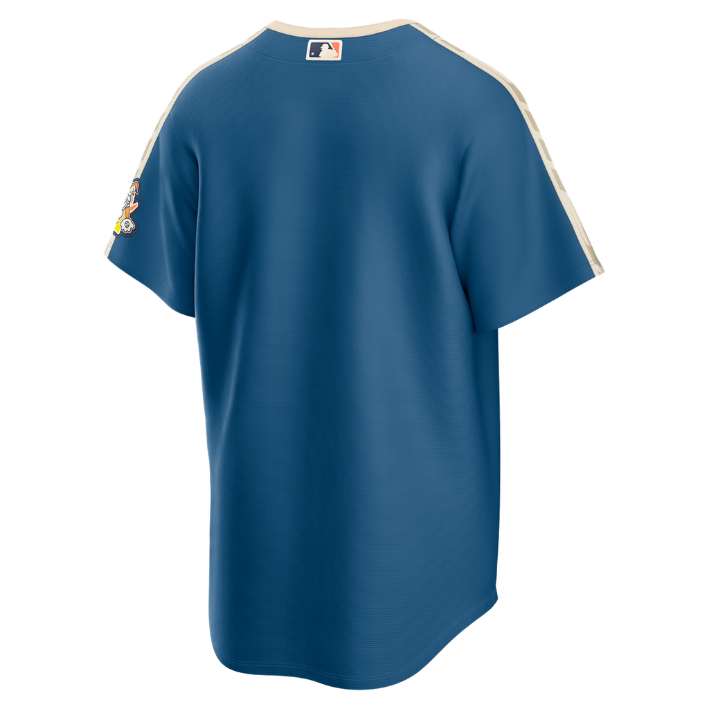 Milwaukee Brewers Nike 2026 City Connect Stadium Jersey - Mineral Blue