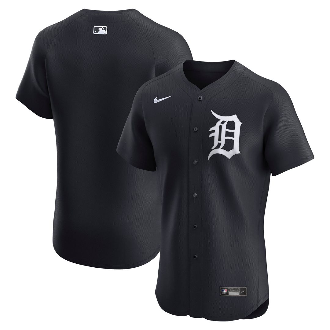 Detroit Tigers Nike Home Elite Jersey - White