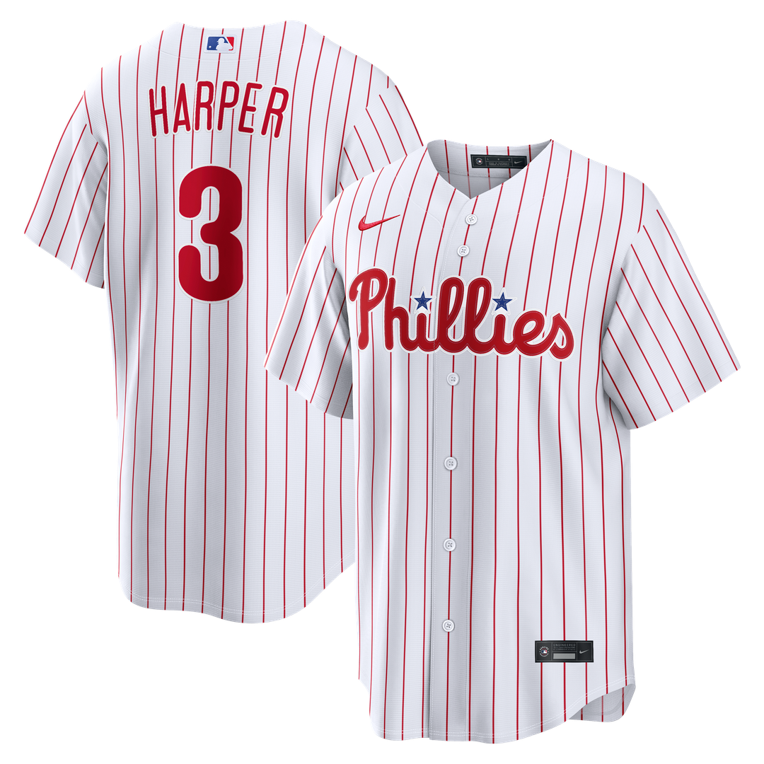 Philadelphia Phillies Bryce Harper Nike Home Replica Jersey - White