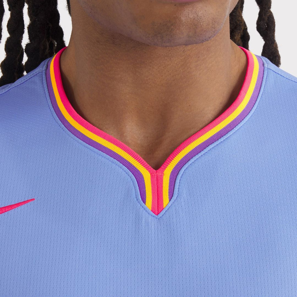 Colorado Rockies Kris Bryant Nike 2025 City Connect Limited Player Jersey - Purple/Light Blue