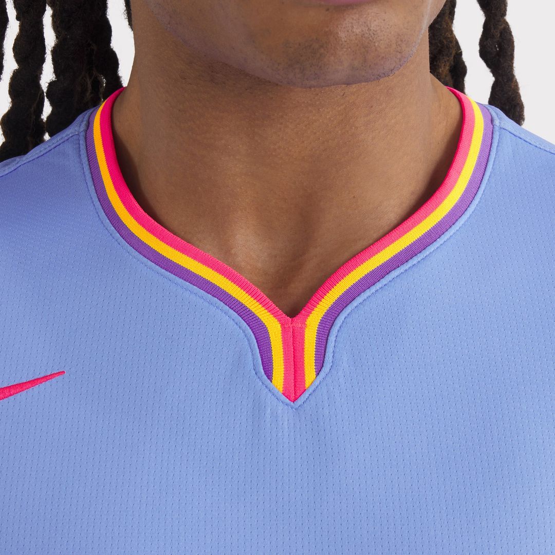 Colorado Rockies Kris Bryant Nike 2025 City Connect Limited Player Jersey - Purple/Light Blue