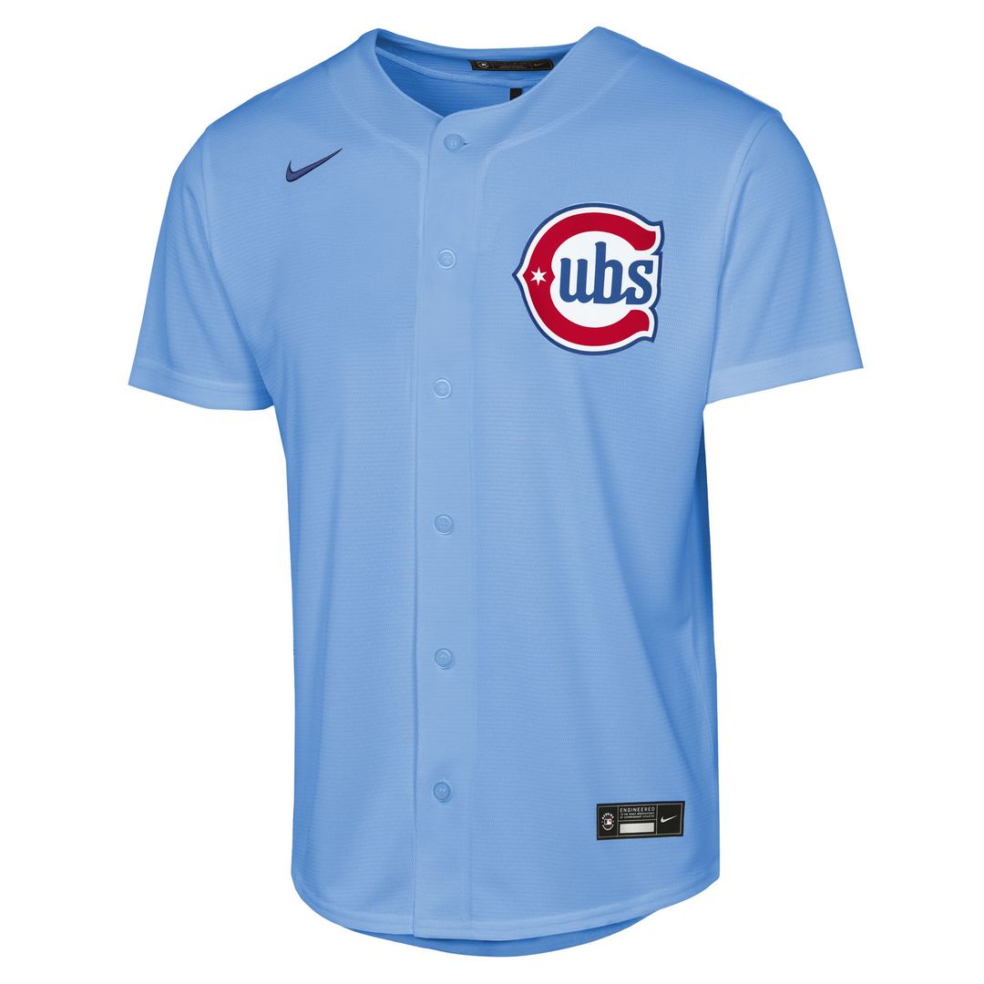 Chicago Cubs Nike Youth Alternate Replica Jersey - Light Blue