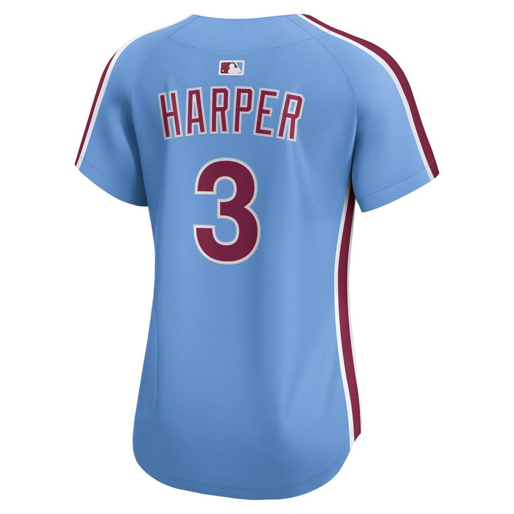 Philadelphia Phillies Bryce Harper Nike Women's Alternate Limited Player Jersey - Light Blue