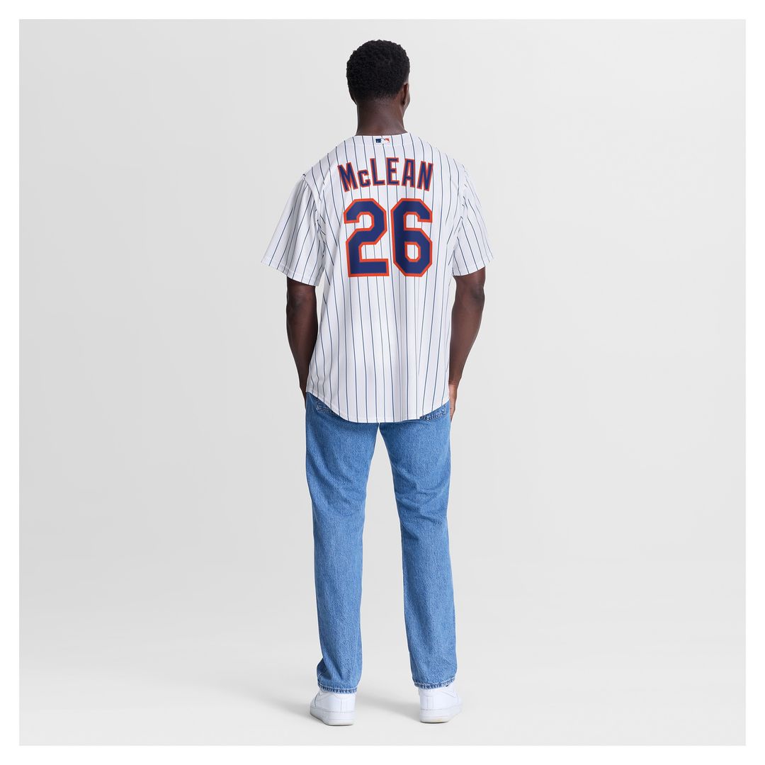 New York Mets Nolan McLean Nike Home Replica Jersey - White