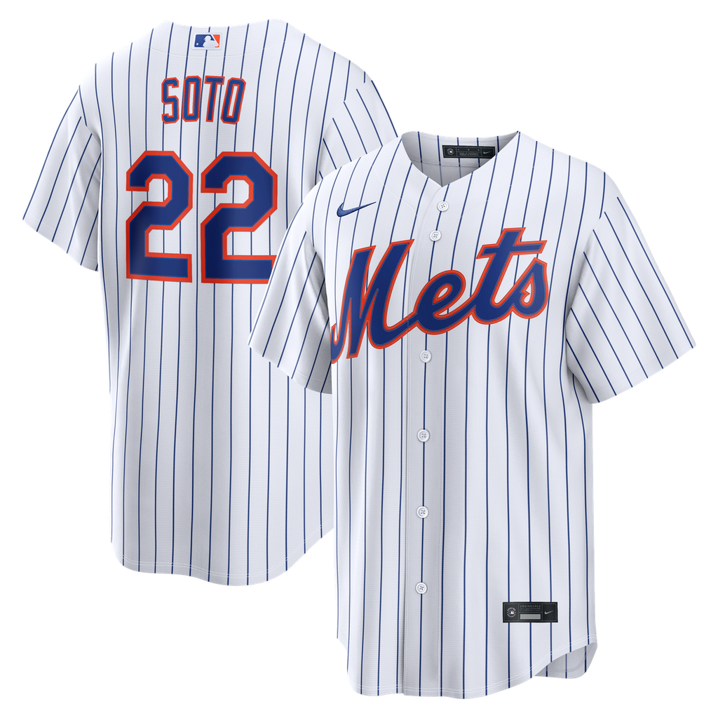 New York Mets Juan Soto Nike Home Replica Jersey - White