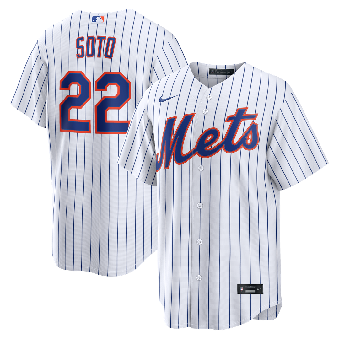New York Mets Juan Soto Nike Home Replica Jersey - White