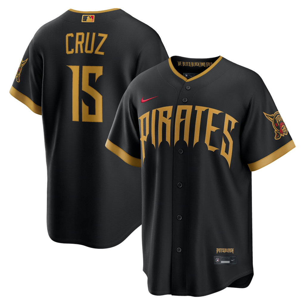 Pittsburgh Pirates Oneil Cruz Nike 2026 City Connect Stadium Jersey - Black
