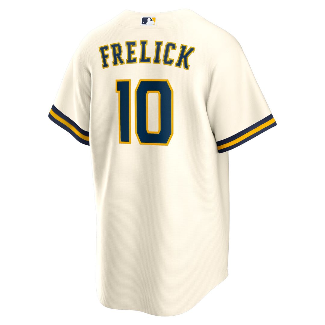 Milwaukee Brewers Sal Frelick Nike Home Replica Player Jersey - Cream