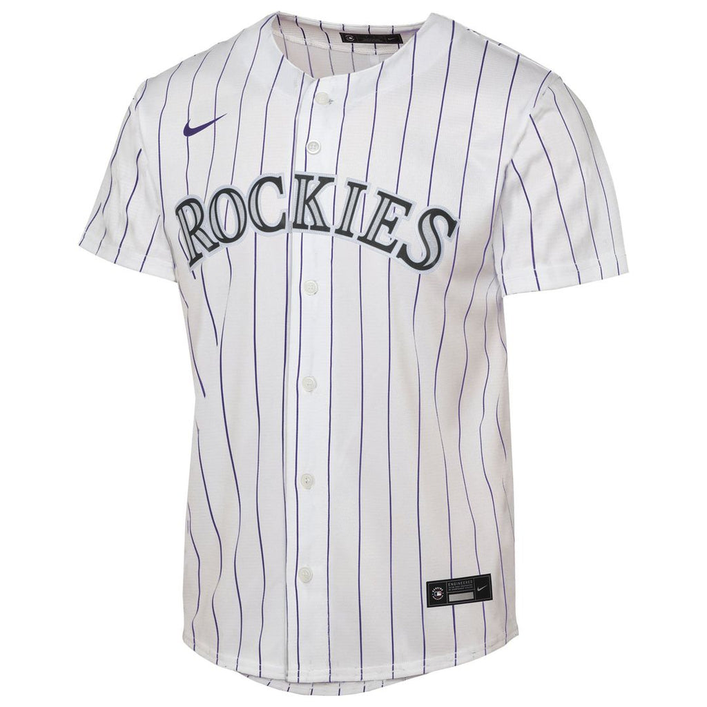 Colorado Rockies Nike Youth Home Replica Jersey - White