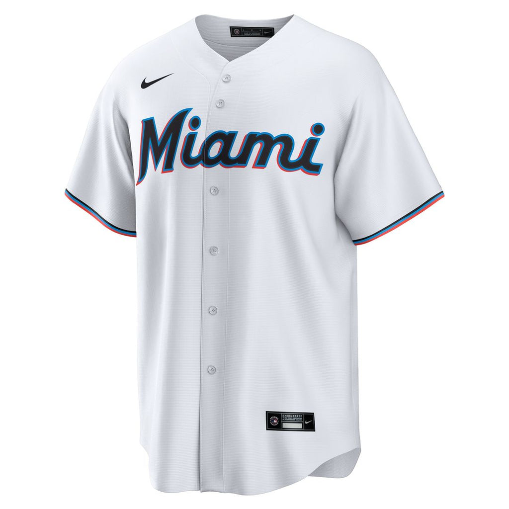 Miami Marlins Xavier Edwards Nike Home Replica Jersey - White