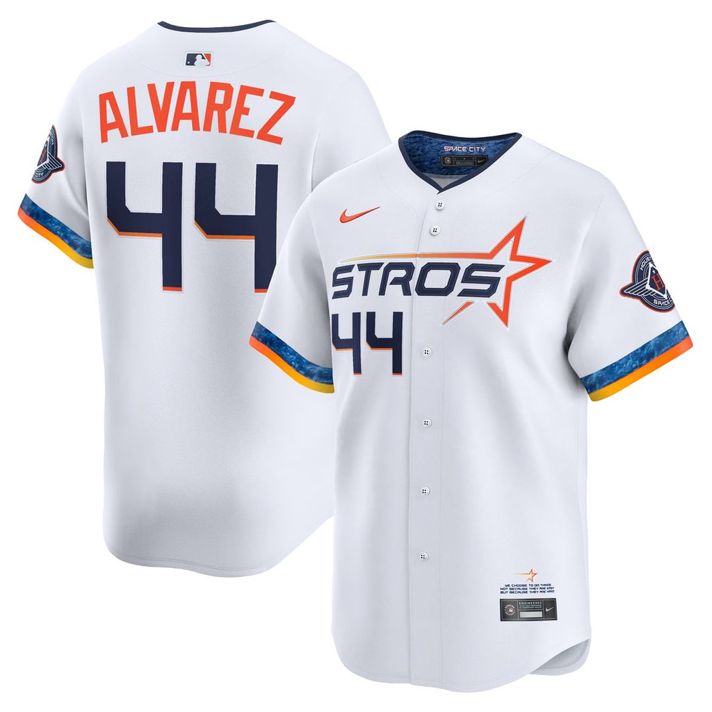 Houston Astros Yordan Alvarez Nike 2025 City Connect Limited Player Jersey - White