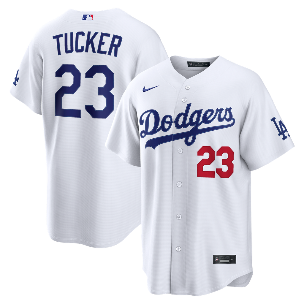 Los Angeles Dodgers Kyle Tucker Nike Home Stadium Jersey - White