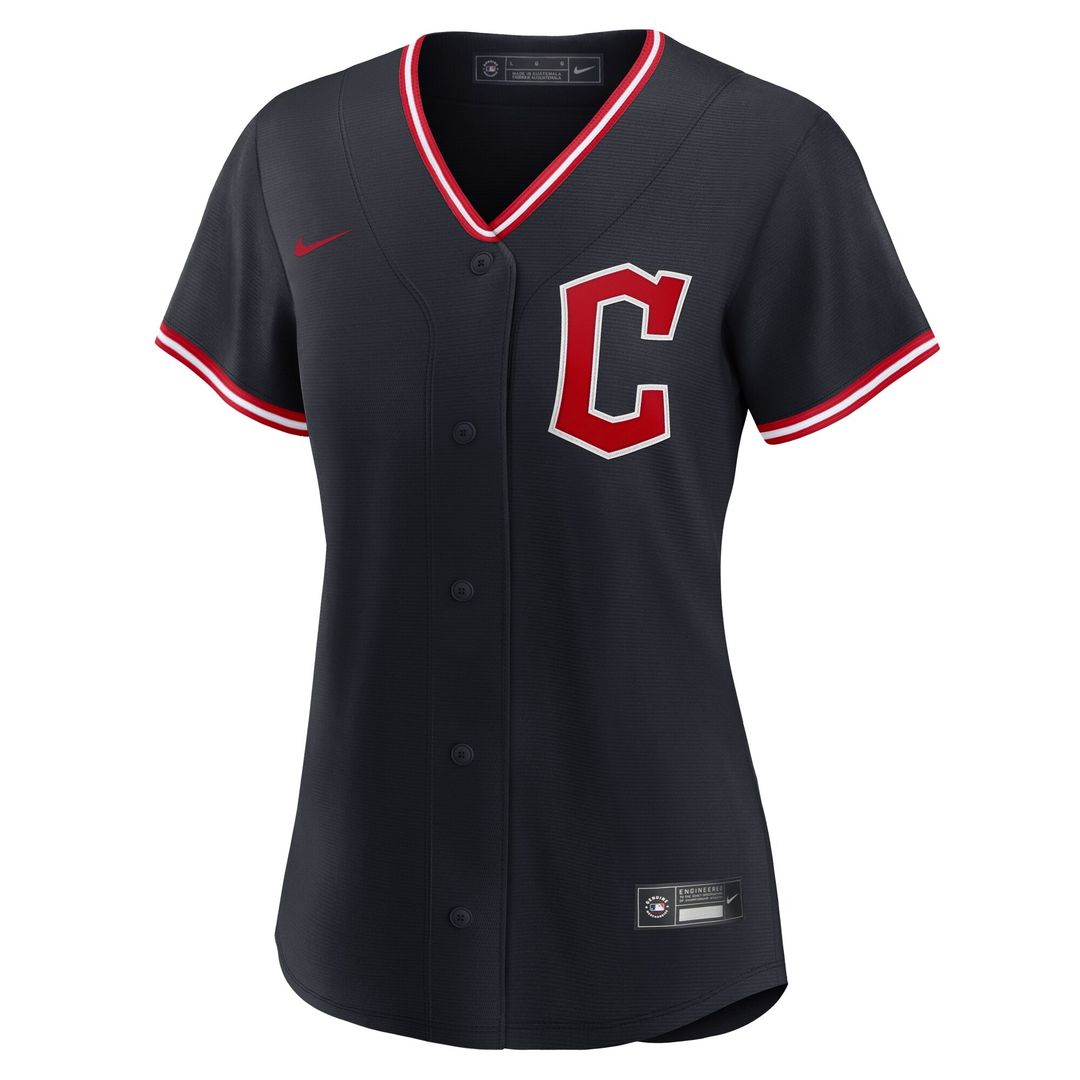 Cleveland Guardians Nike Women's Alternate Replica Jersey - Navy