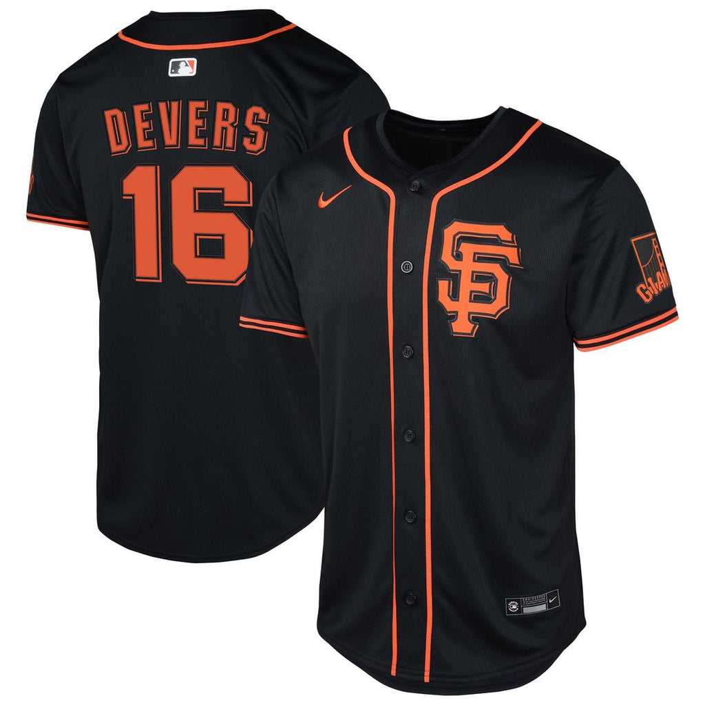San Francisco Giants Rafael Devers Nike Youth Limited Jersey - Black