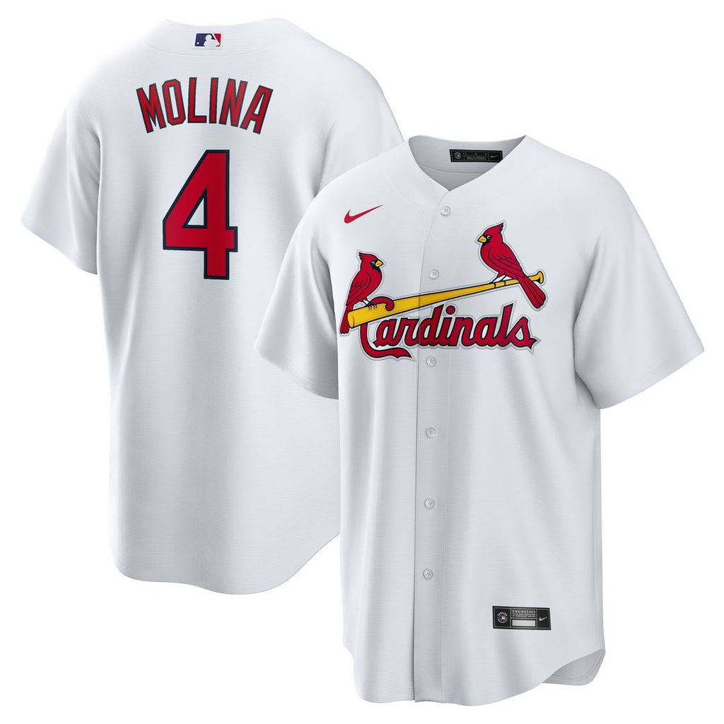 St. Louis Cardinals Yadier Molina Nike Home Replica Retired Player Jersey - White