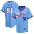 Atlanta Braves Chris Sale Nike 2026 City Connect Stadium Jersey - Powder Blue
