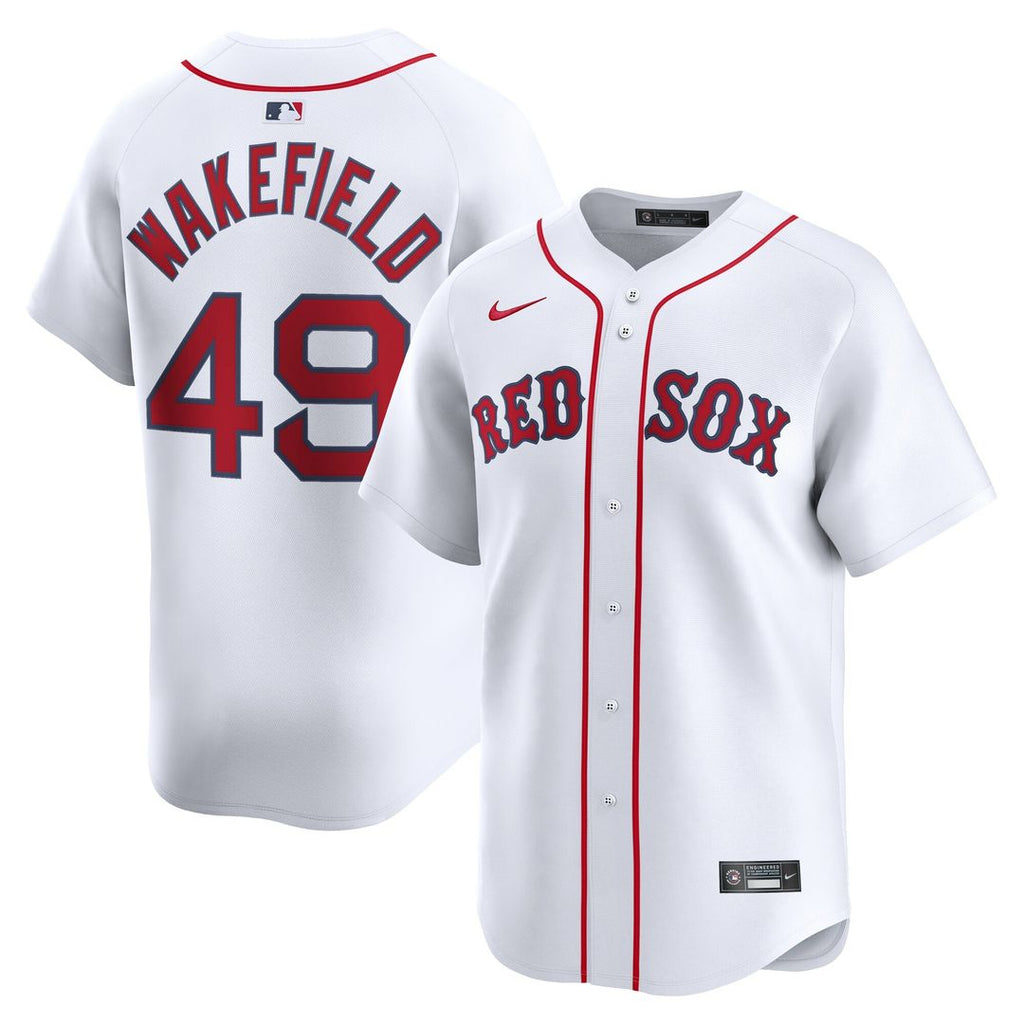 Boston Red Sox Tim Wakefield Nike Home Limited Player Jersey - White