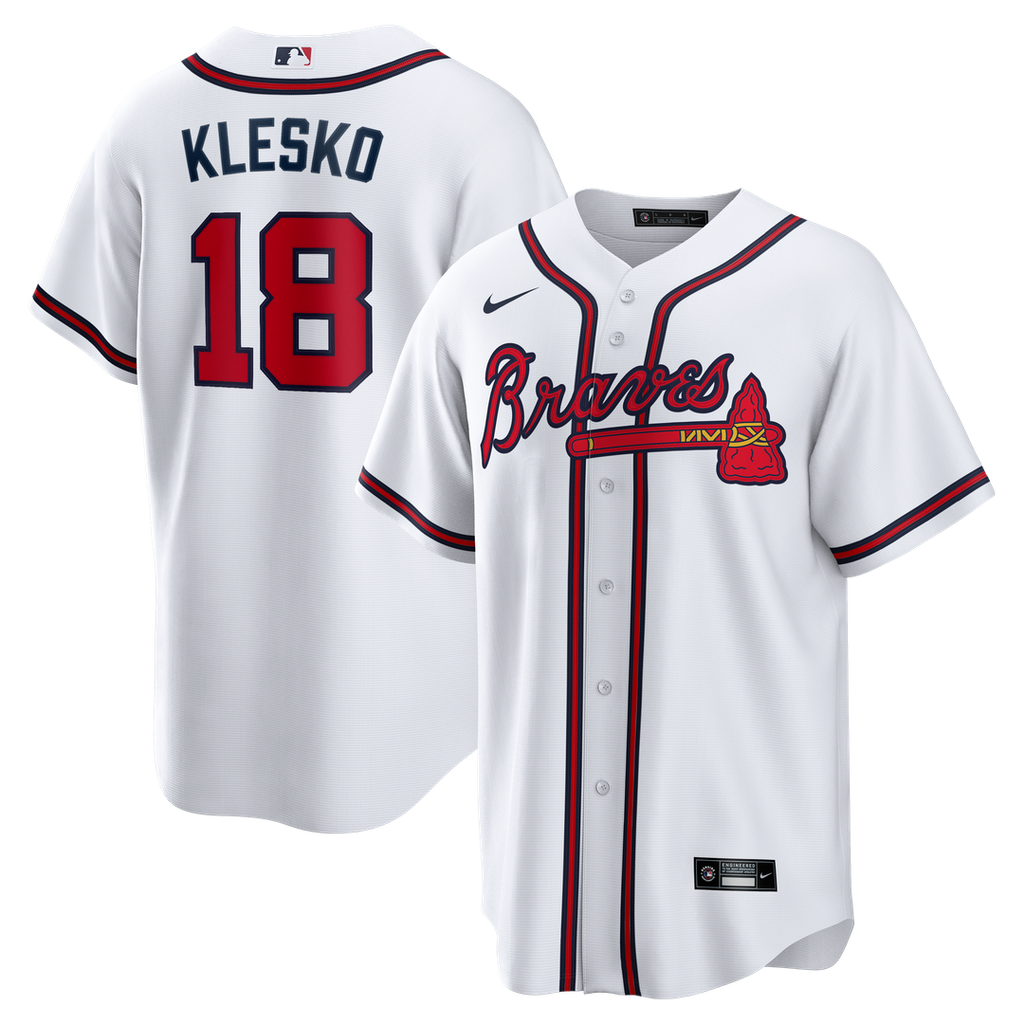 Atlanta Braves Ryan Klesko Nike Home Retired Player Replica Jersey - White