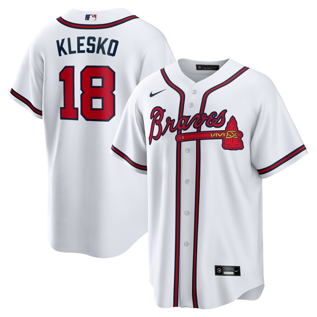 Atlanta Braves Ryan Klesko Nike Home Retired Player Replica Jersey - White