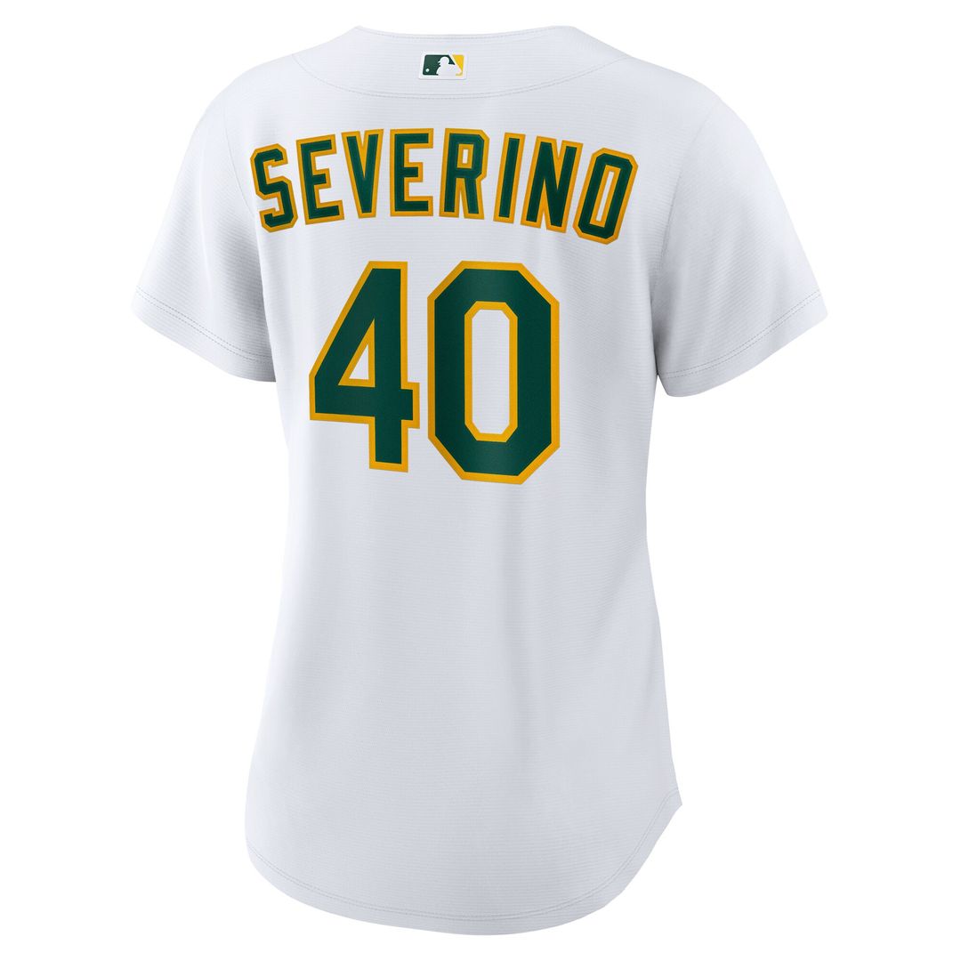 Athletics Luis Severino Nike Women's Home Replica Jersey - White