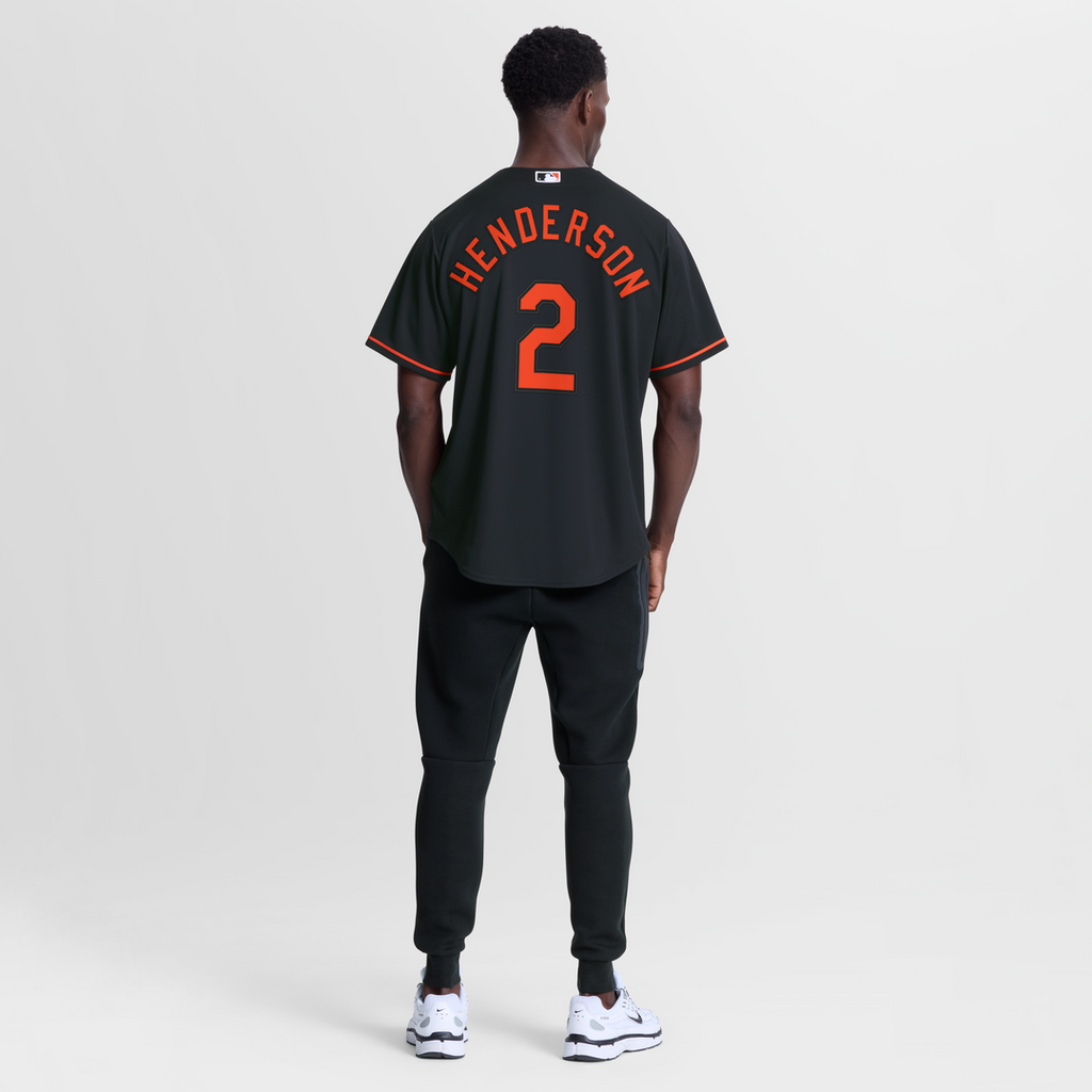 Baltimore Orioles Gunnar Henderson Nike Alternate Replica Jersey - Black
