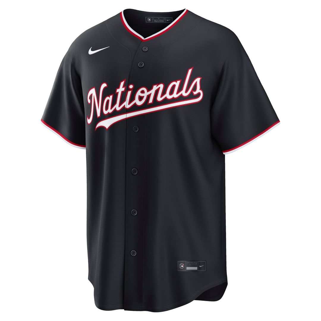 Washington Nationals James Wood Nike Road Replica Jersey - Gray